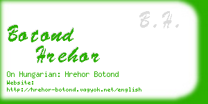 botond hrehor business card